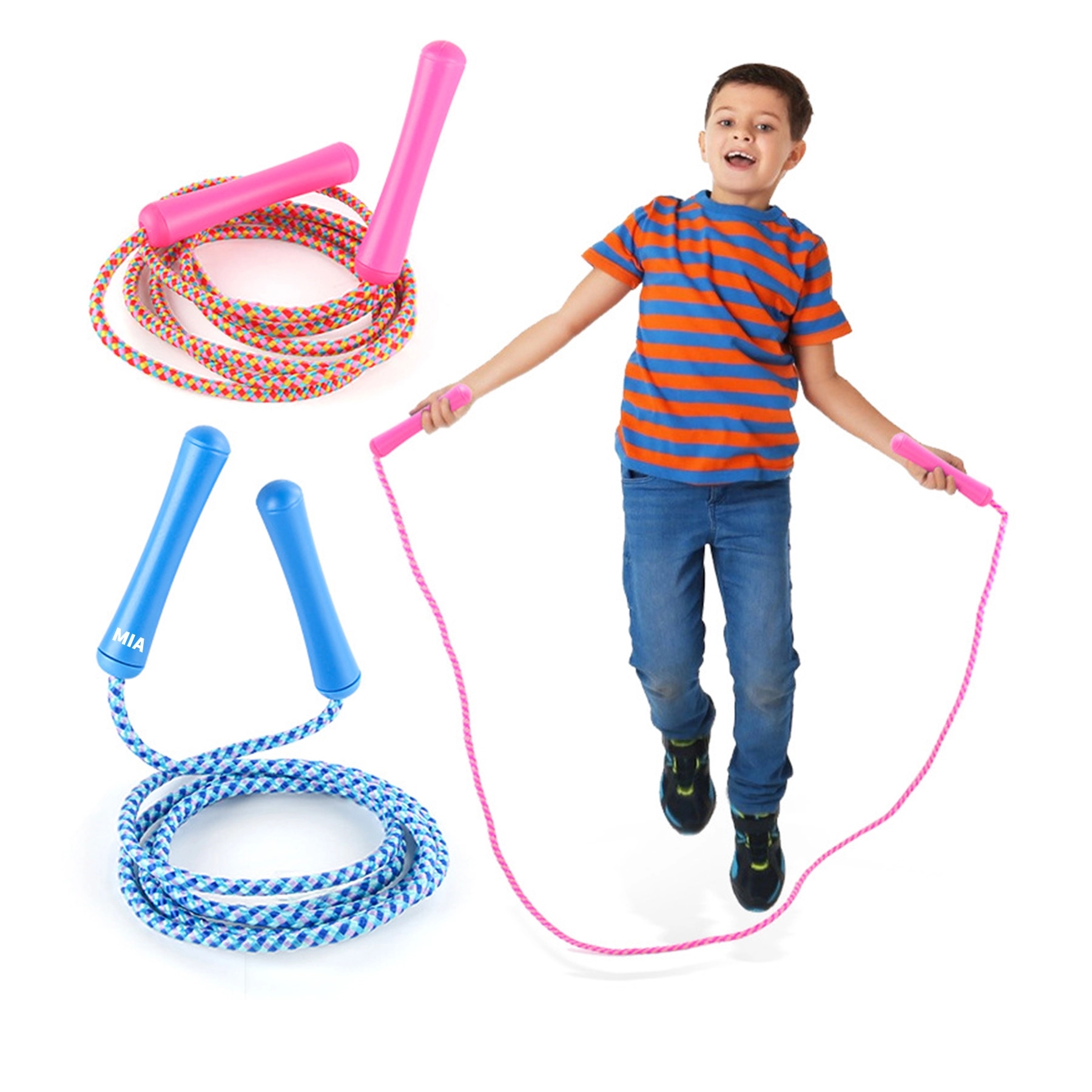 Adjustable Size Colorful Jump Rope For Kids And Teens 2