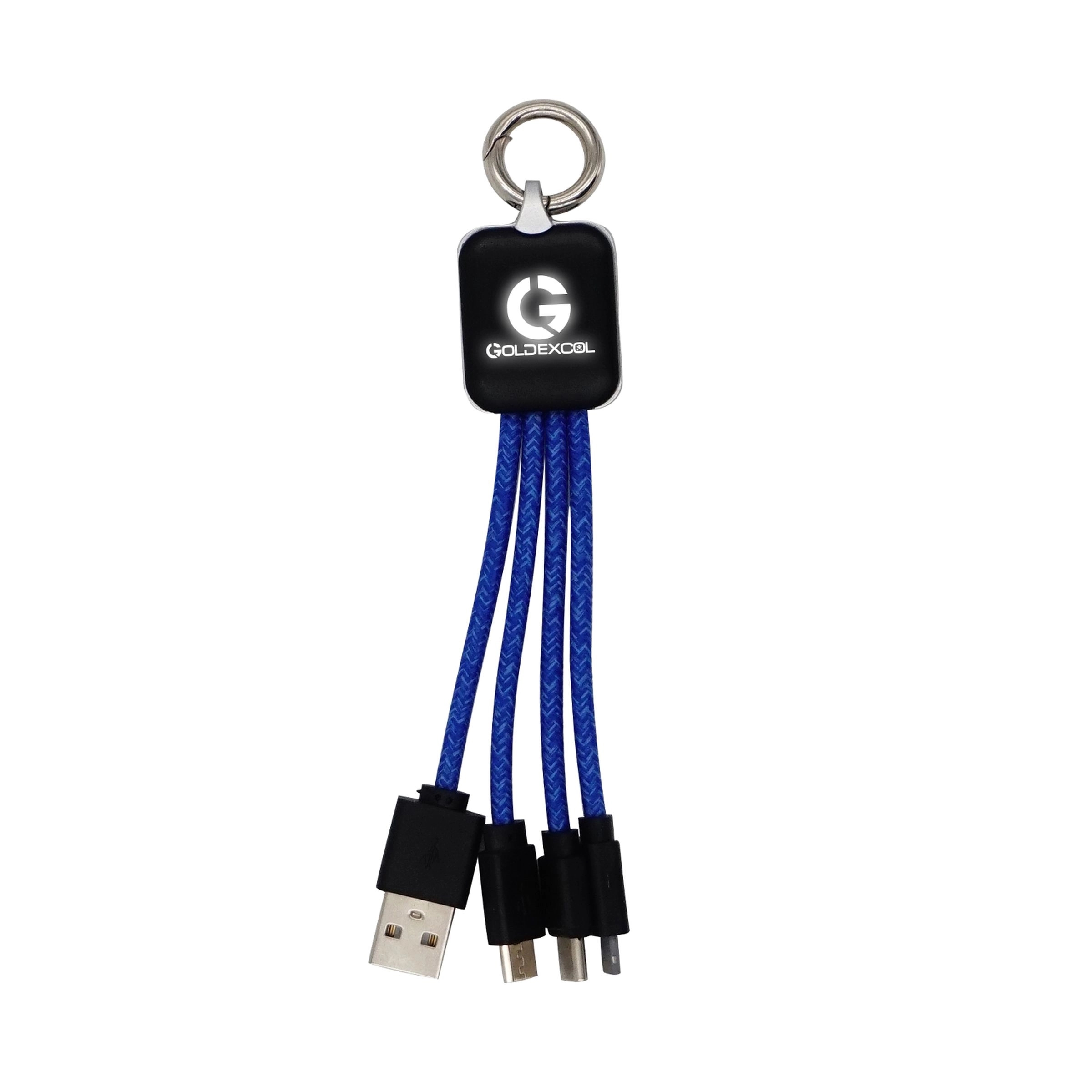 Ridge Logo Light Up Cable with Type C USB 8