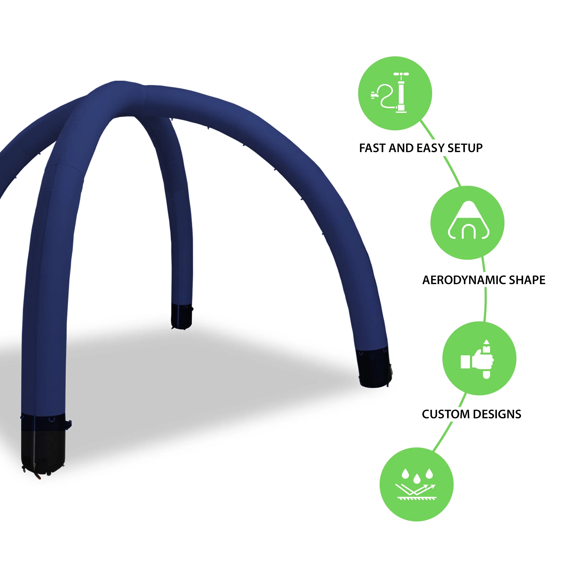 16' Custom Inflatable Spider Tent with 4 legs 4