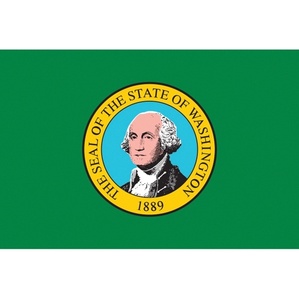 Washington Official Stick Flag 1