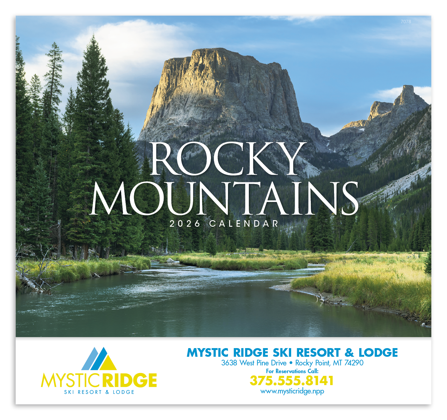 Good Value™ Rocky Mountains - Stapled Calendar 59