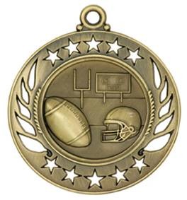 Football Galaxy Medal, 2 1/4" 2