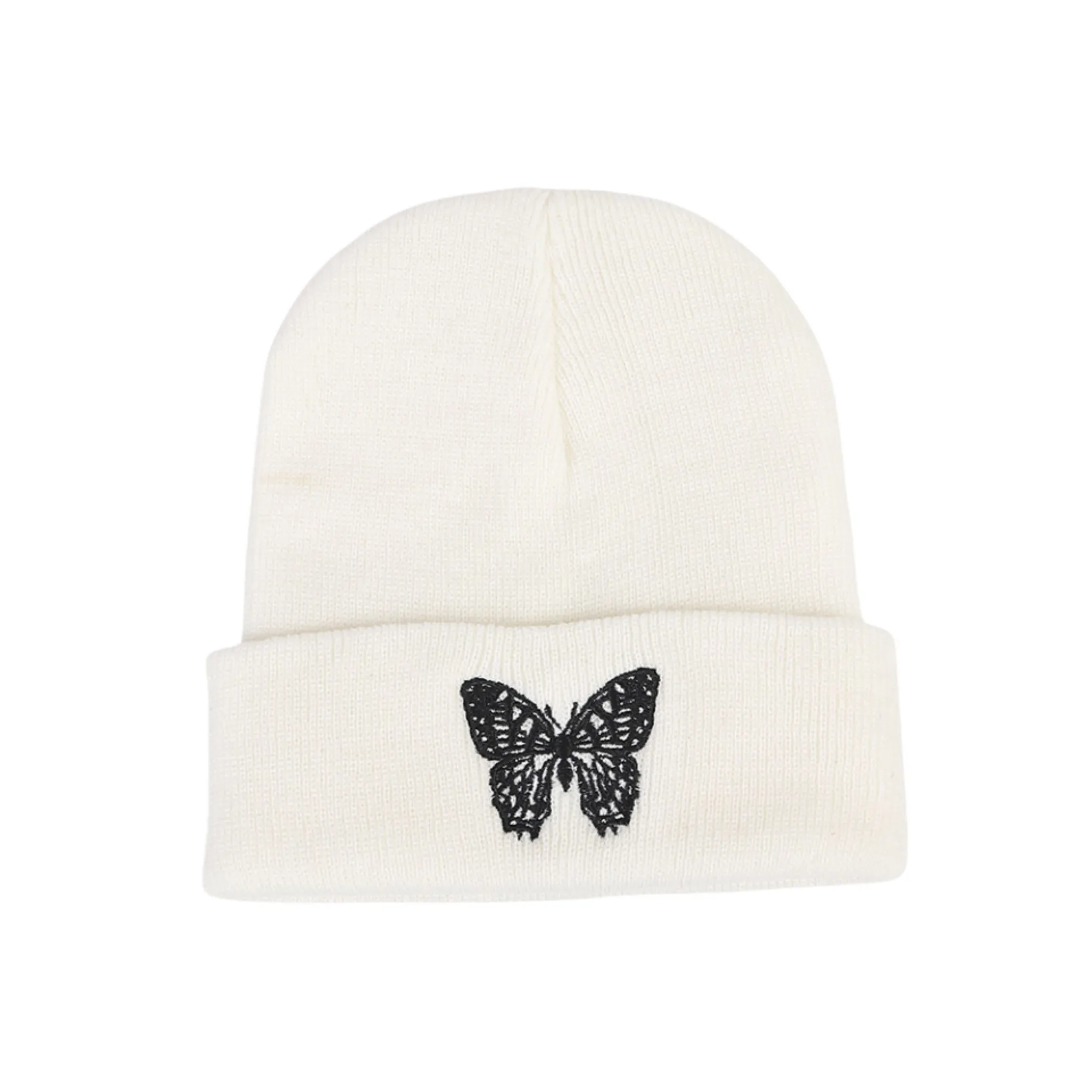 Embroidered Knitted Beanie 9