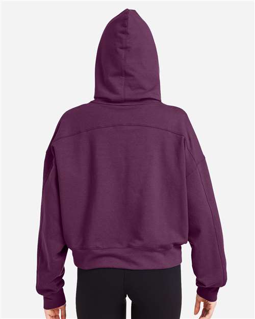 Women's Vintage Oversized Cropped Hooded Sweatshirt - PDP1725 12