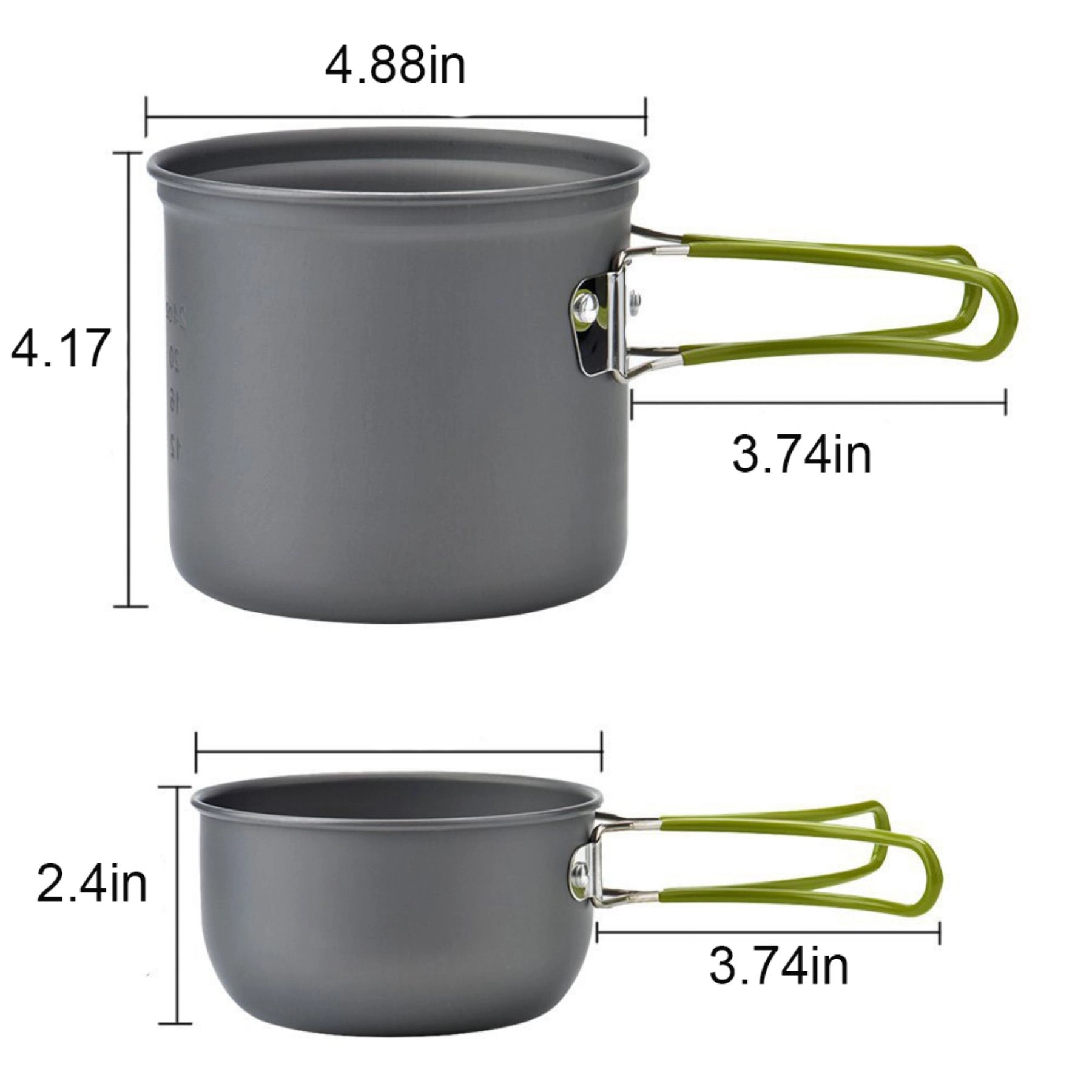 Camping Cooking Set Cookware Mess Kit Kitchen Equipment 5