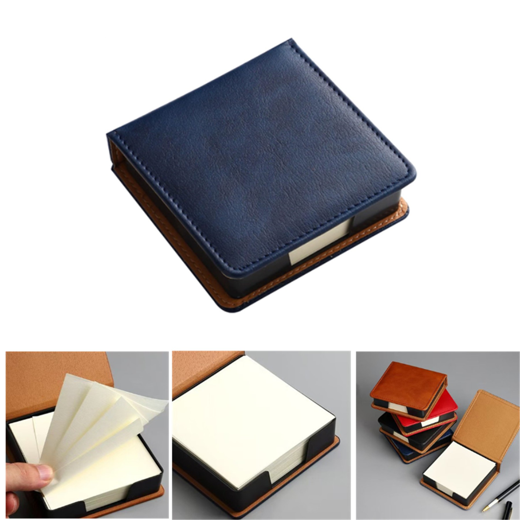 Leather Business Memo Storage Box 2