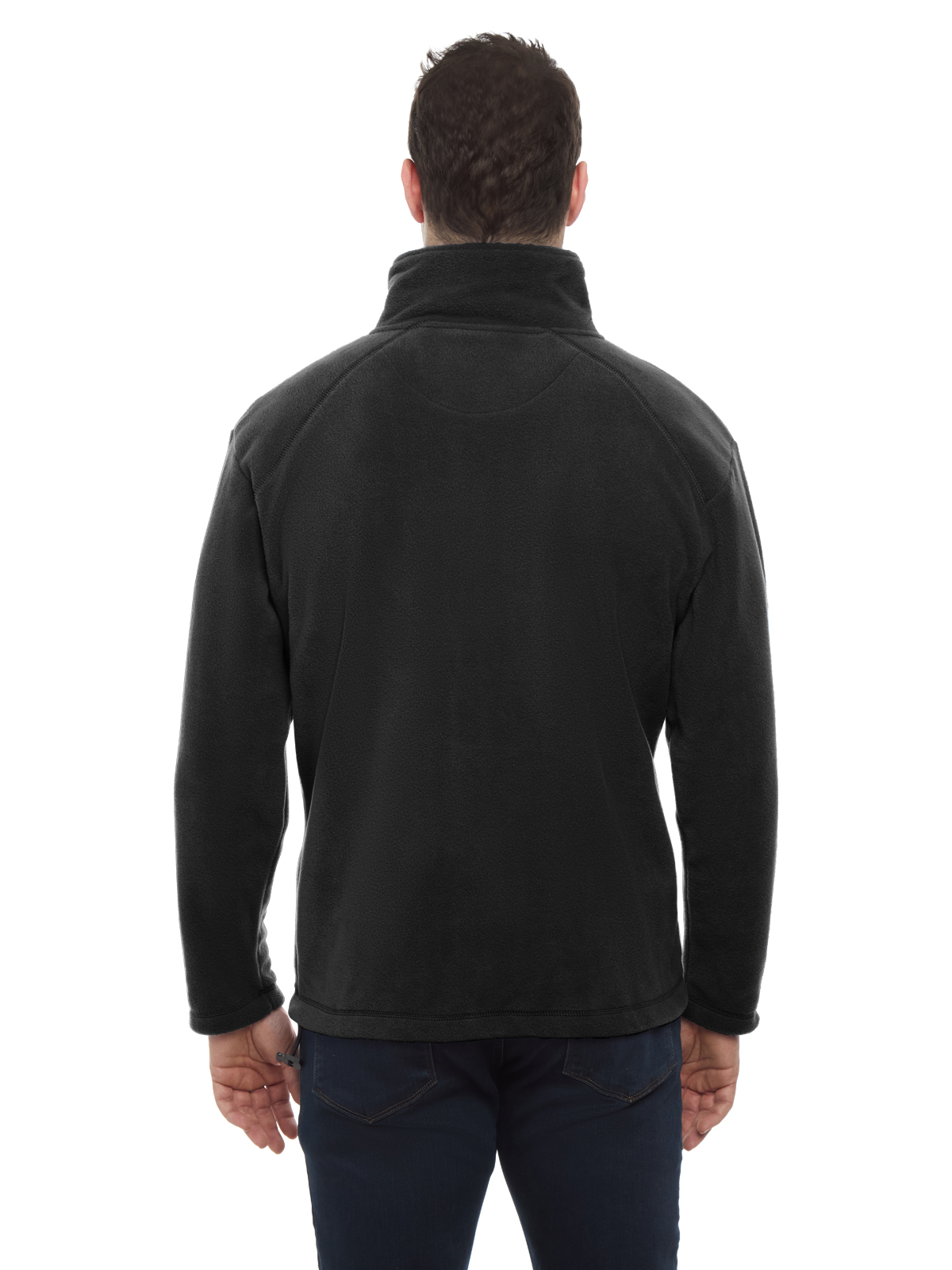 Blue Generation - Unisex 2-Pocket Micro Fleece Zip Pullover 12