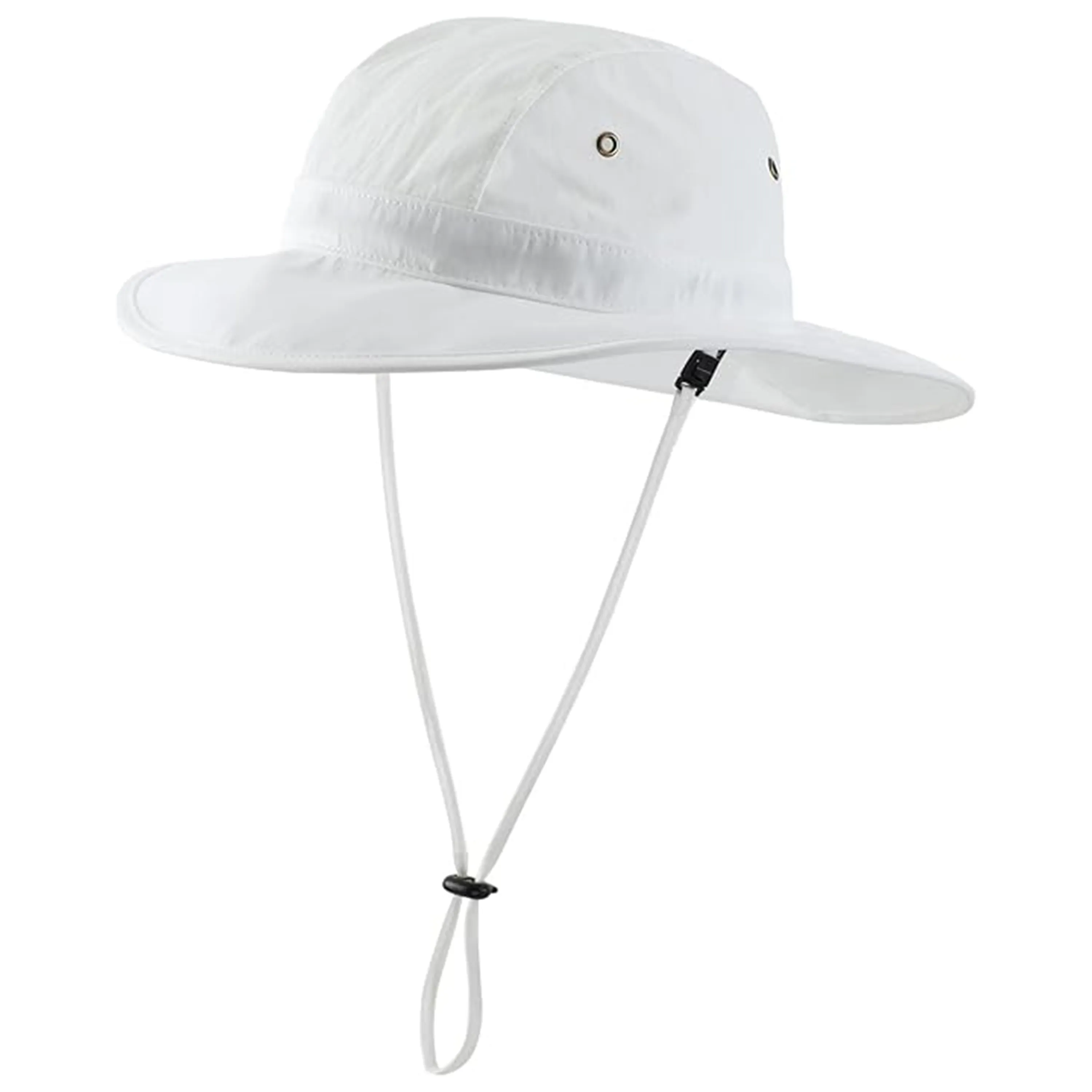 Wide Brim Sun Protection Bucket Hat w/ Adjustable Chin Strap 6