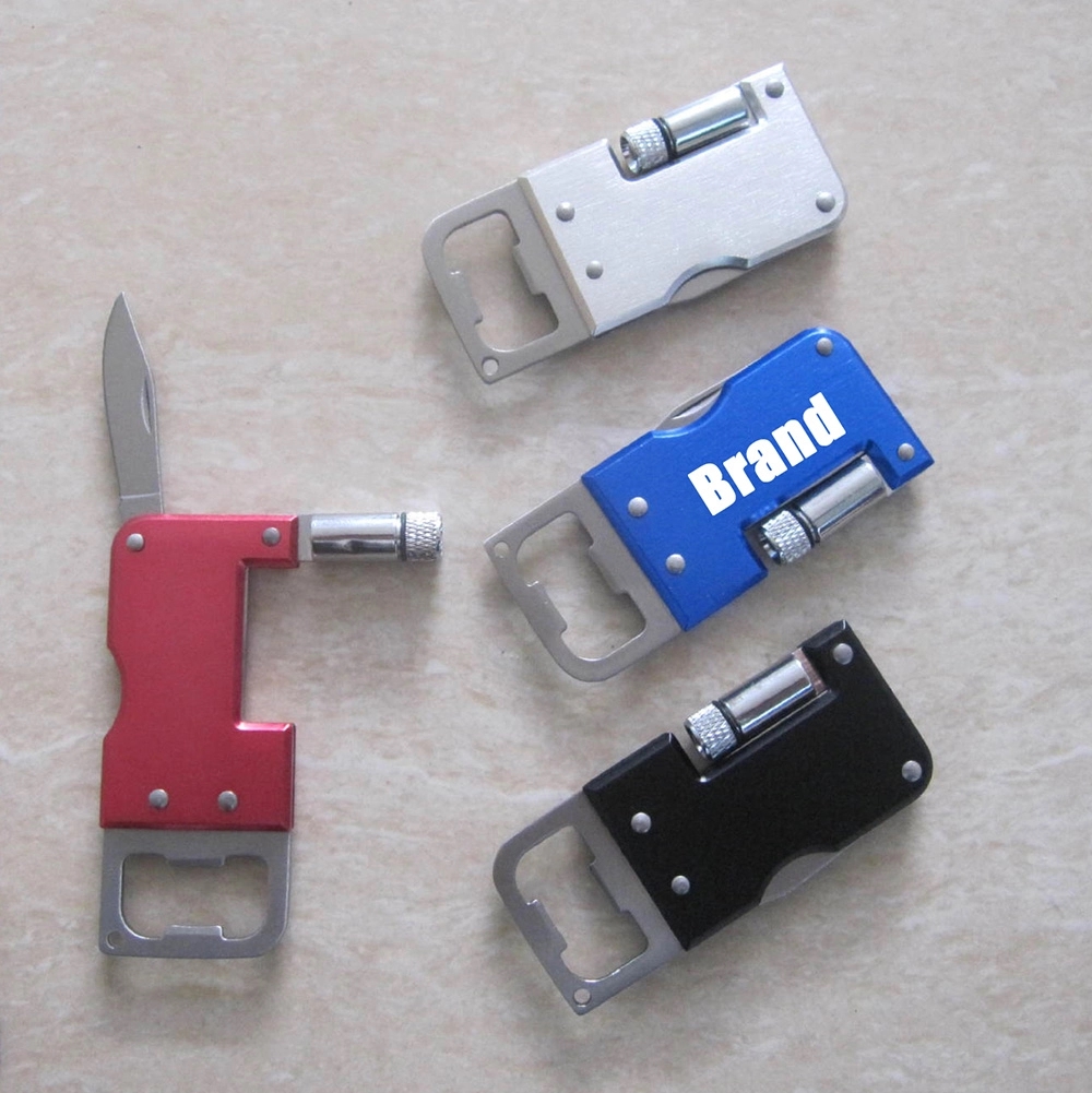 Mutifuncation Tool Bottle Opener with Led Knife 2