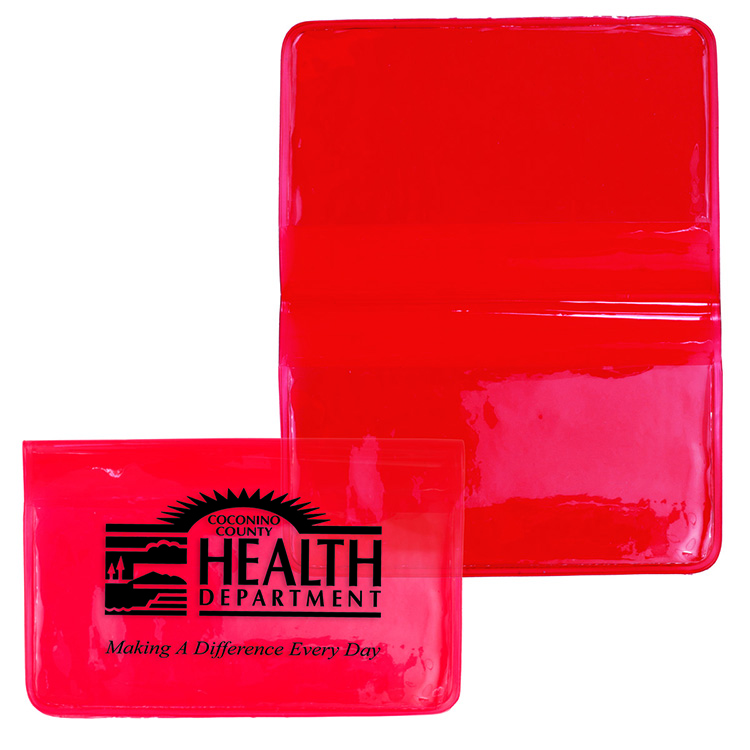 3" W x 2-1/4"H "Majorca" Fold Over Wallet Style Colorful Vinyl Pouch 9