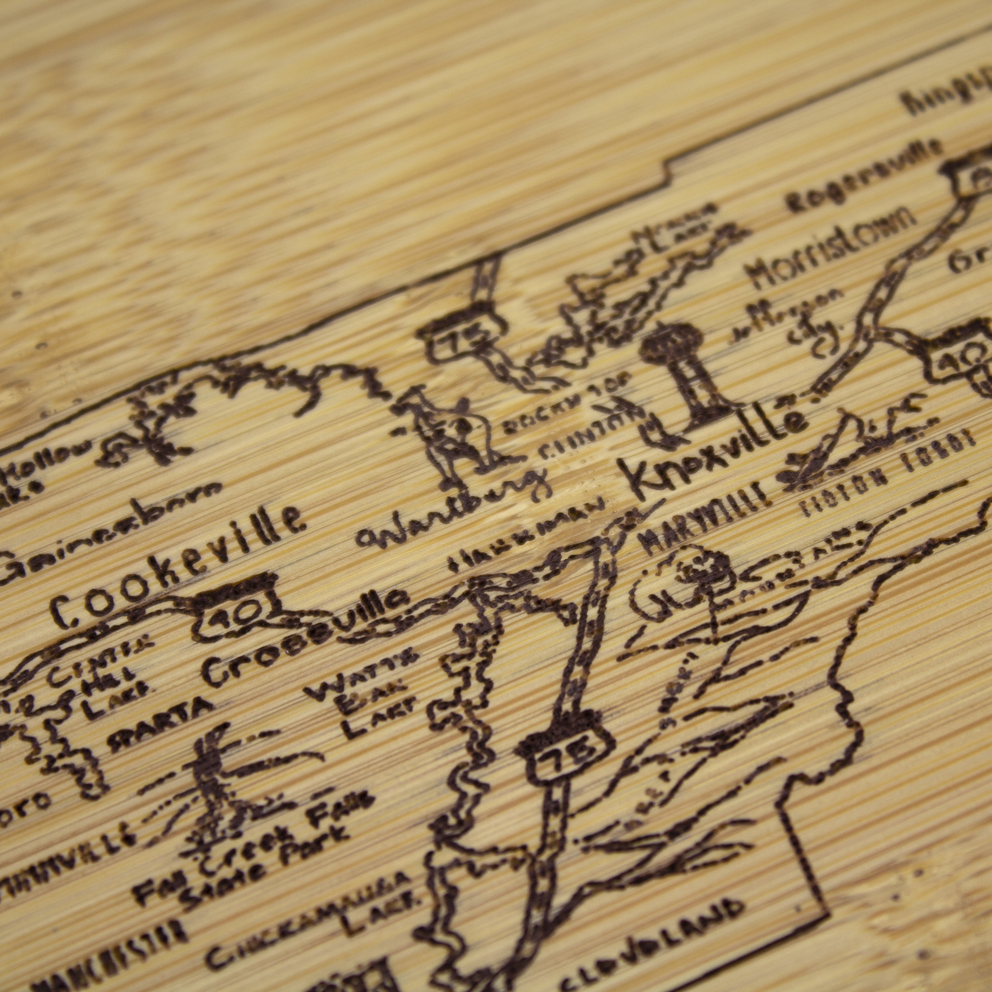 A Slice of Life Tennessee Serving & Cutting Board 2