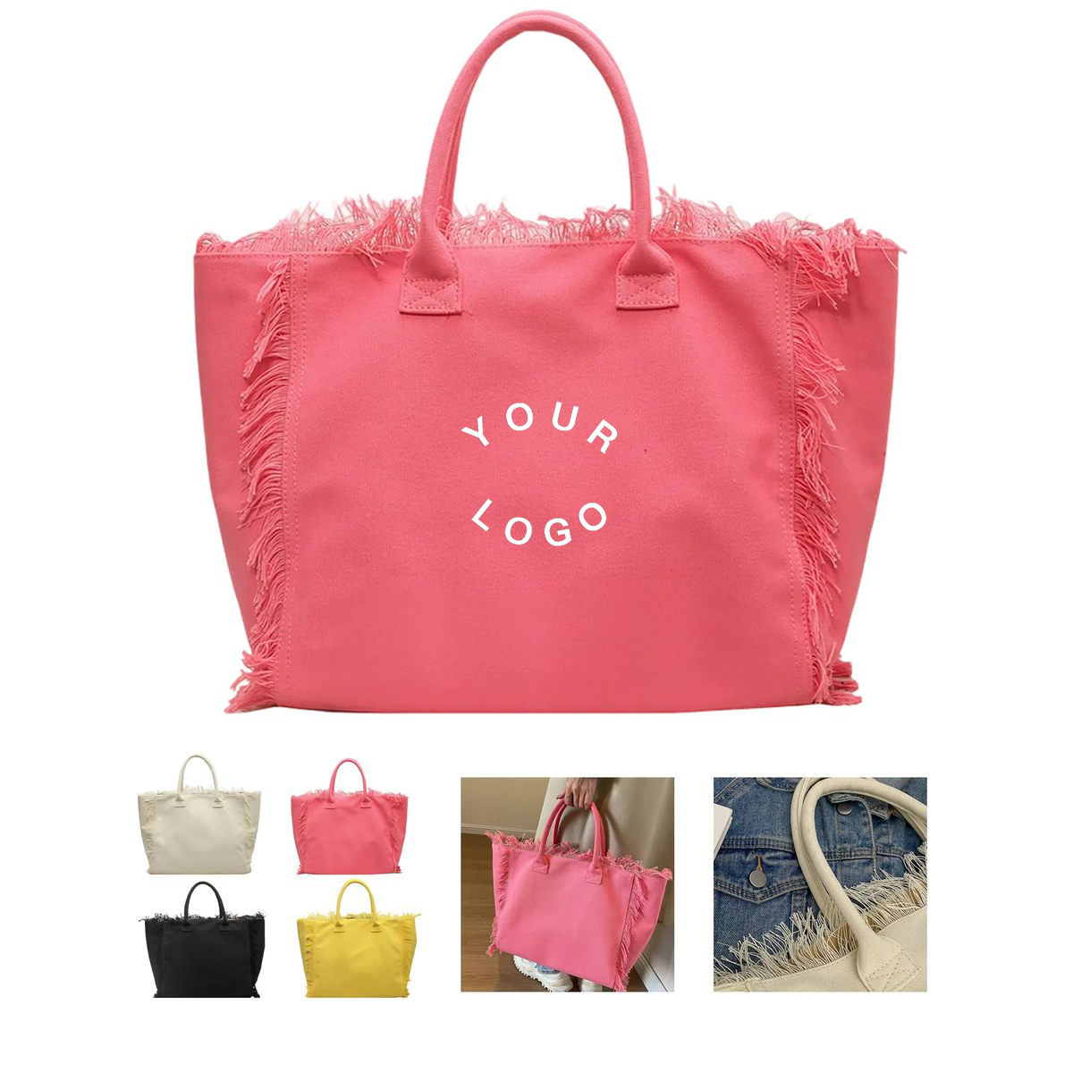 Beach Ready Tote with Tasseled Design 4