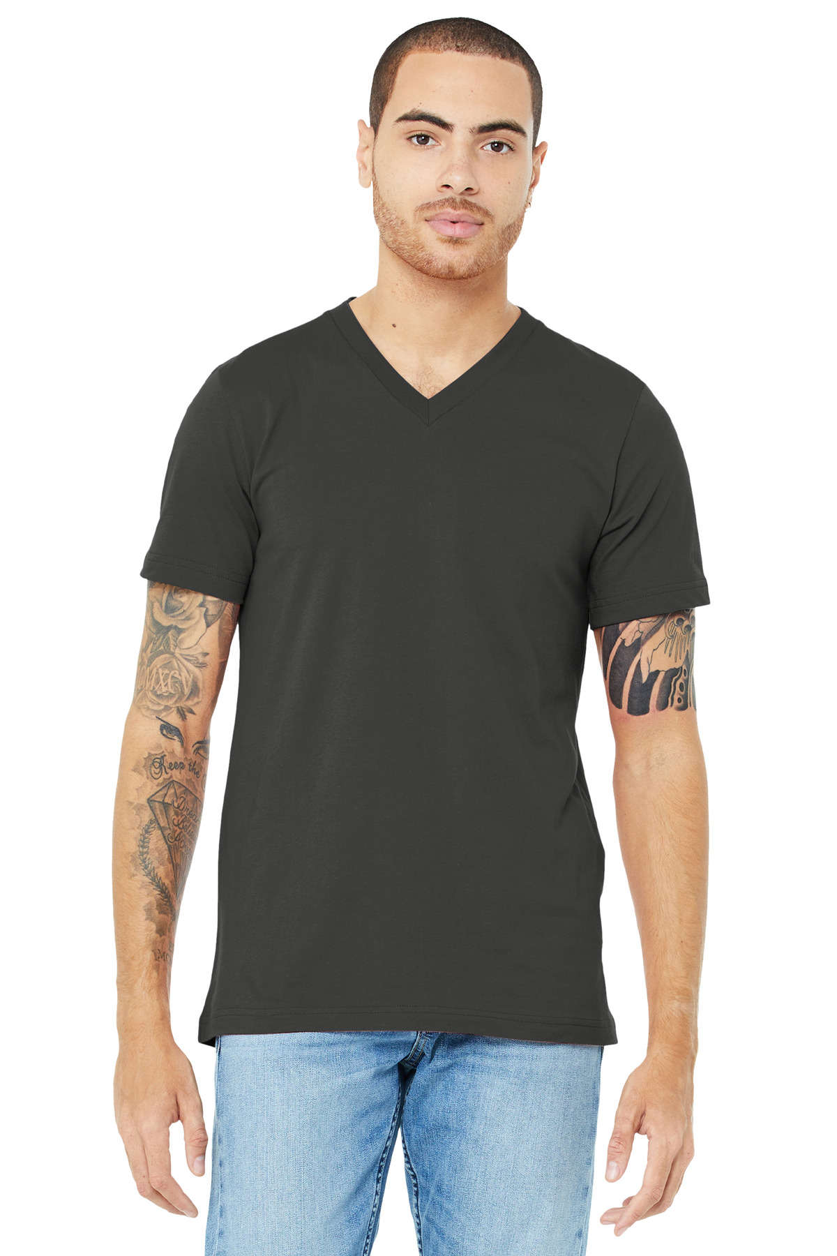 BELLA+CANVAS Unisex Jersey Short Sleeve V-Neck Tee. BC3005 42