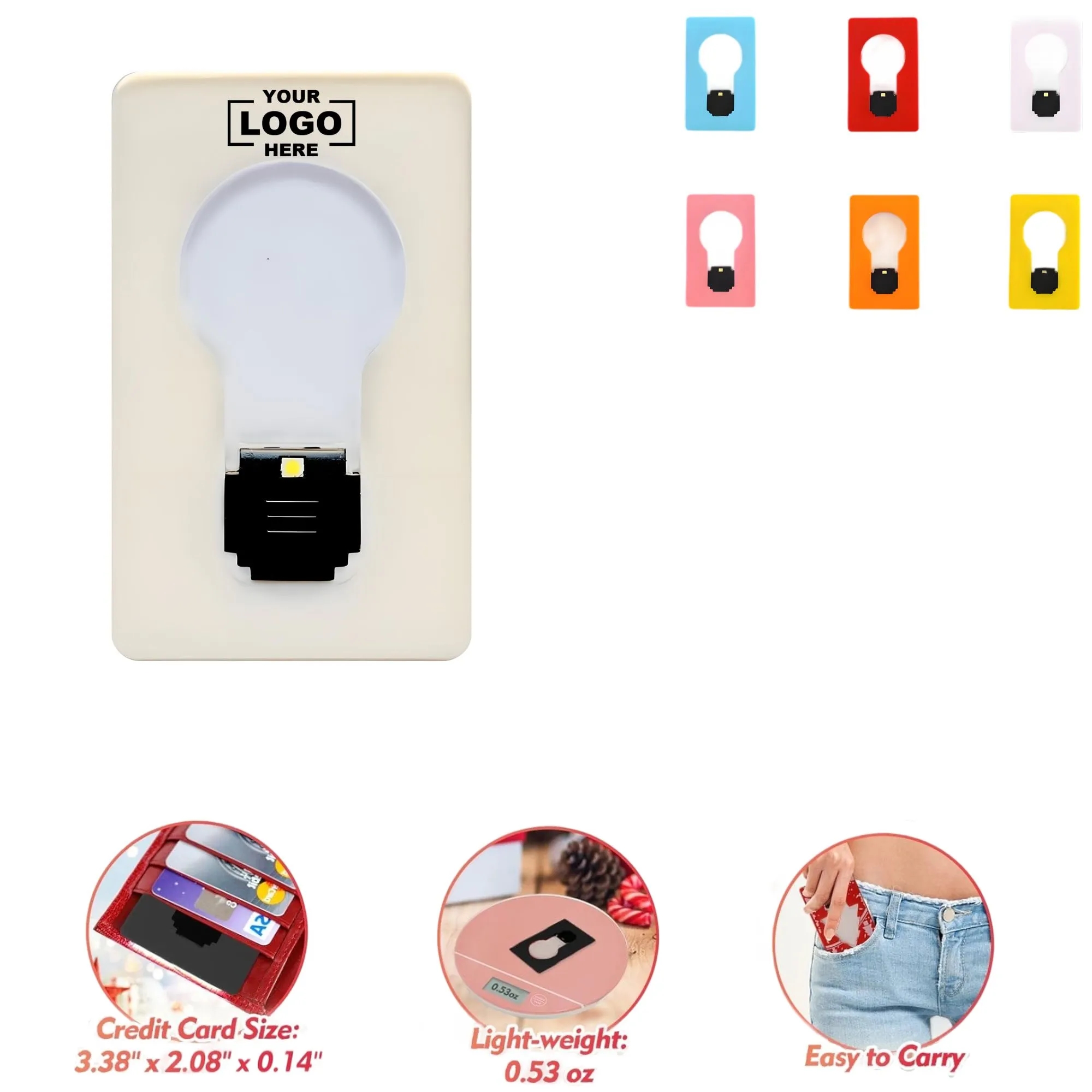 Mini Luminous Folding Card Night Light
