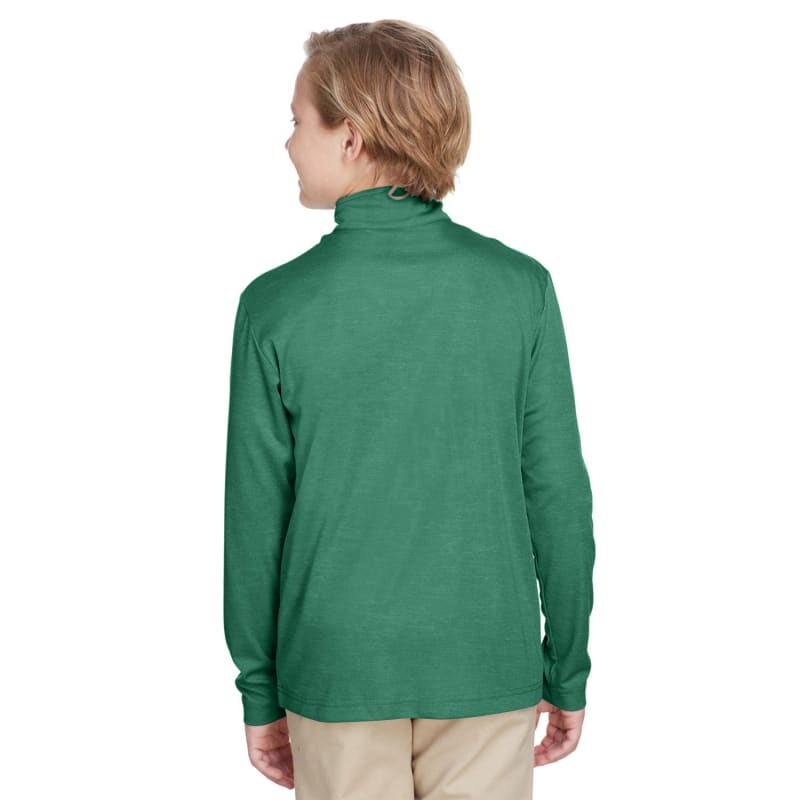 Team 365 Youth Zone Sonic Heather Performance Quarter-Zip 29