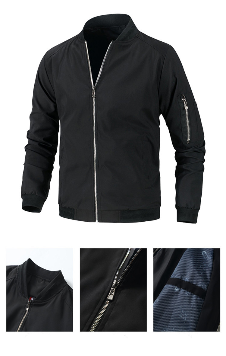 Zip Up Coat with Pocket 1