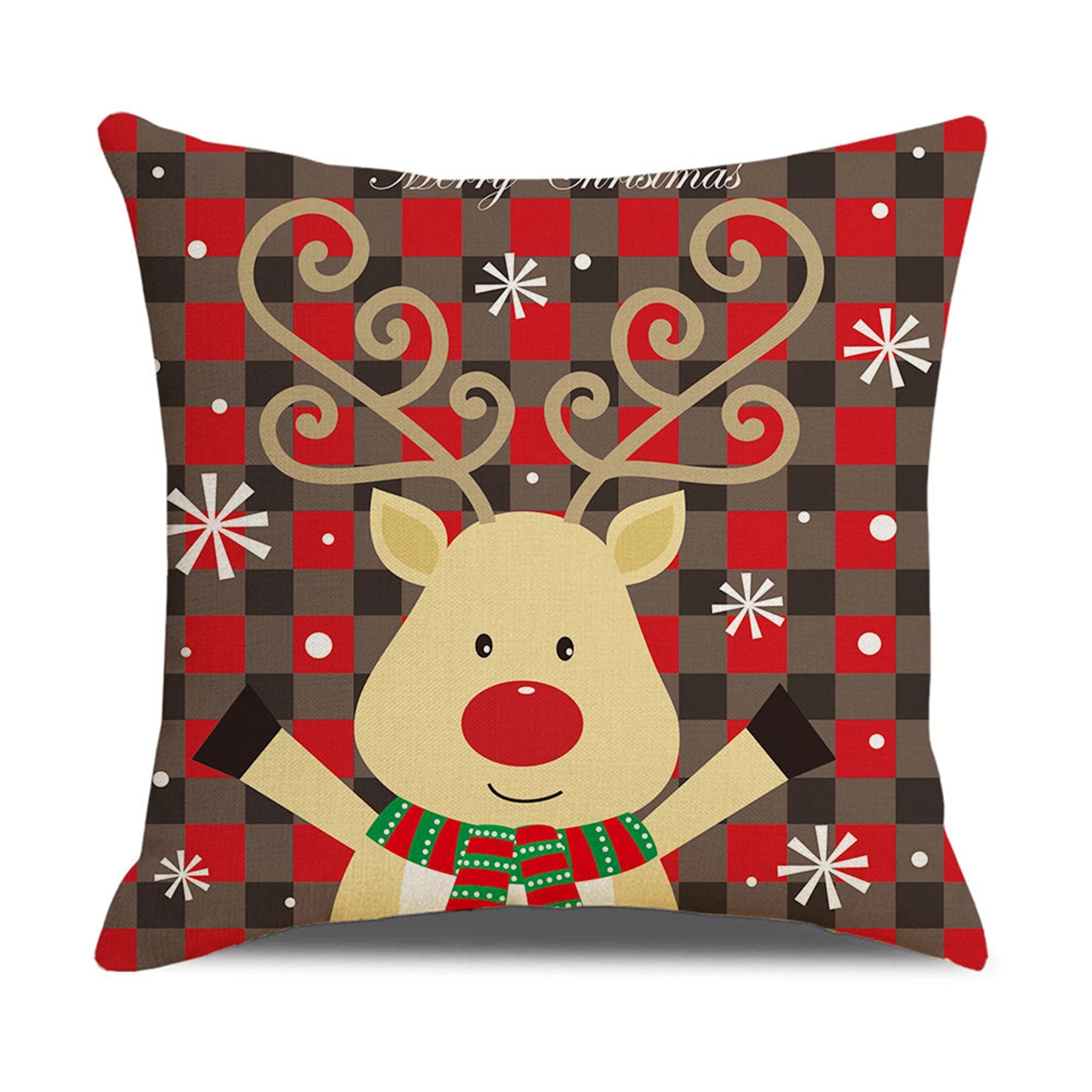 Xmas Christmas Pillow Covers 18X18 2