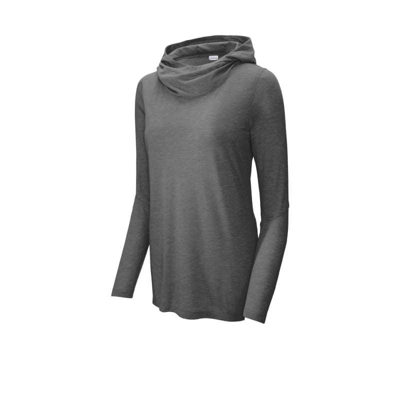 Sport-Tek Women's PosiCharge Tri-Blend Wicking Long Sleeve Hoodie 24