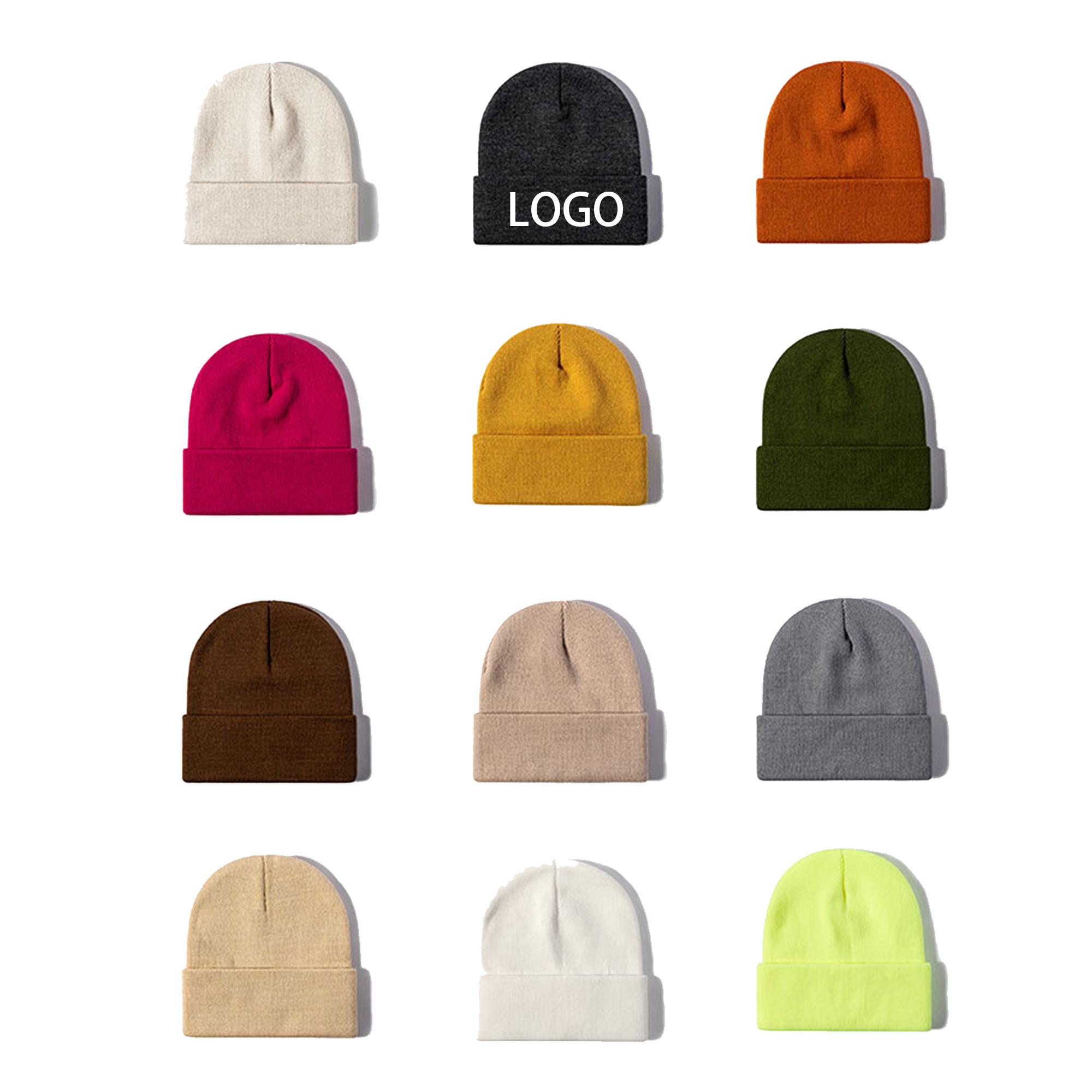 Winter Knitted Cap With A Casual Warm Design 2