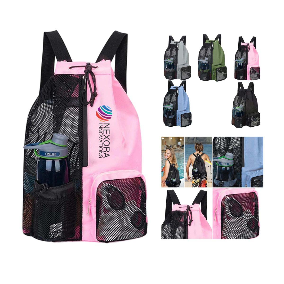 Nylon and Polyester Backpack with Large Capacity 6