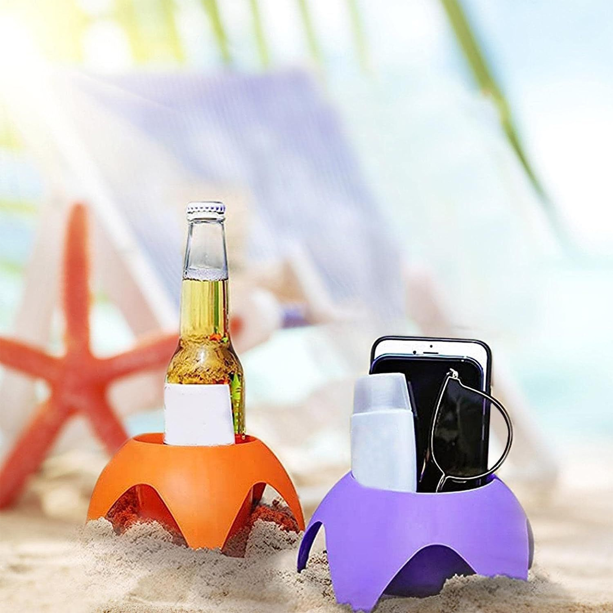 Multicolor Beach Drink Holder 6