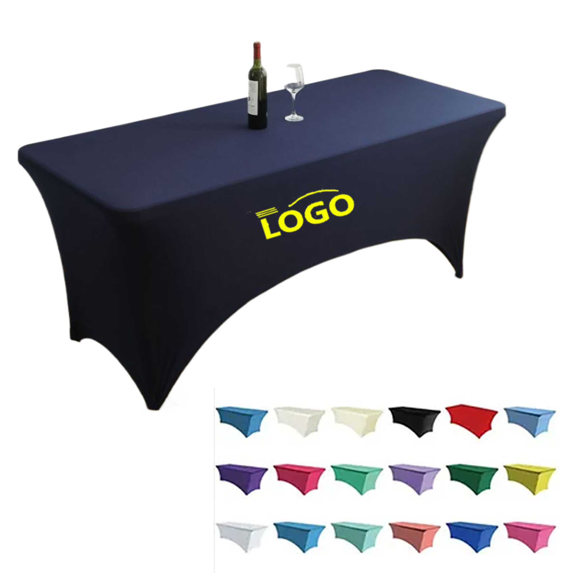 Premium 6FT Elastic Event Table Cover 3