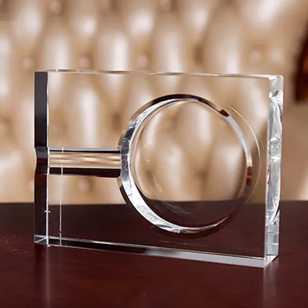 Rectangle Crystal Single Cigar Ashtray 3
