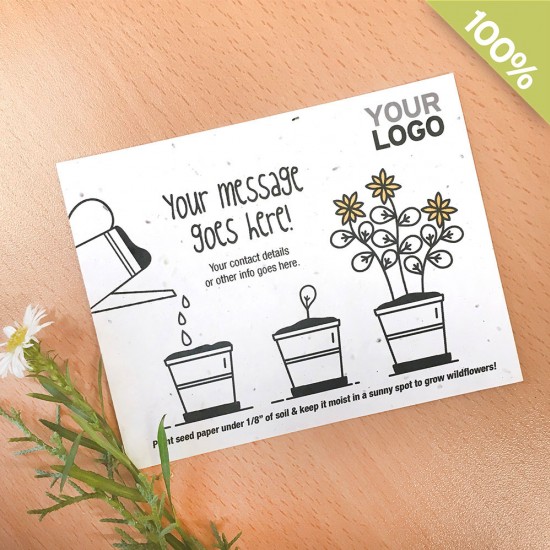 Grow Pots Small Seed Paper Panel Cards 4