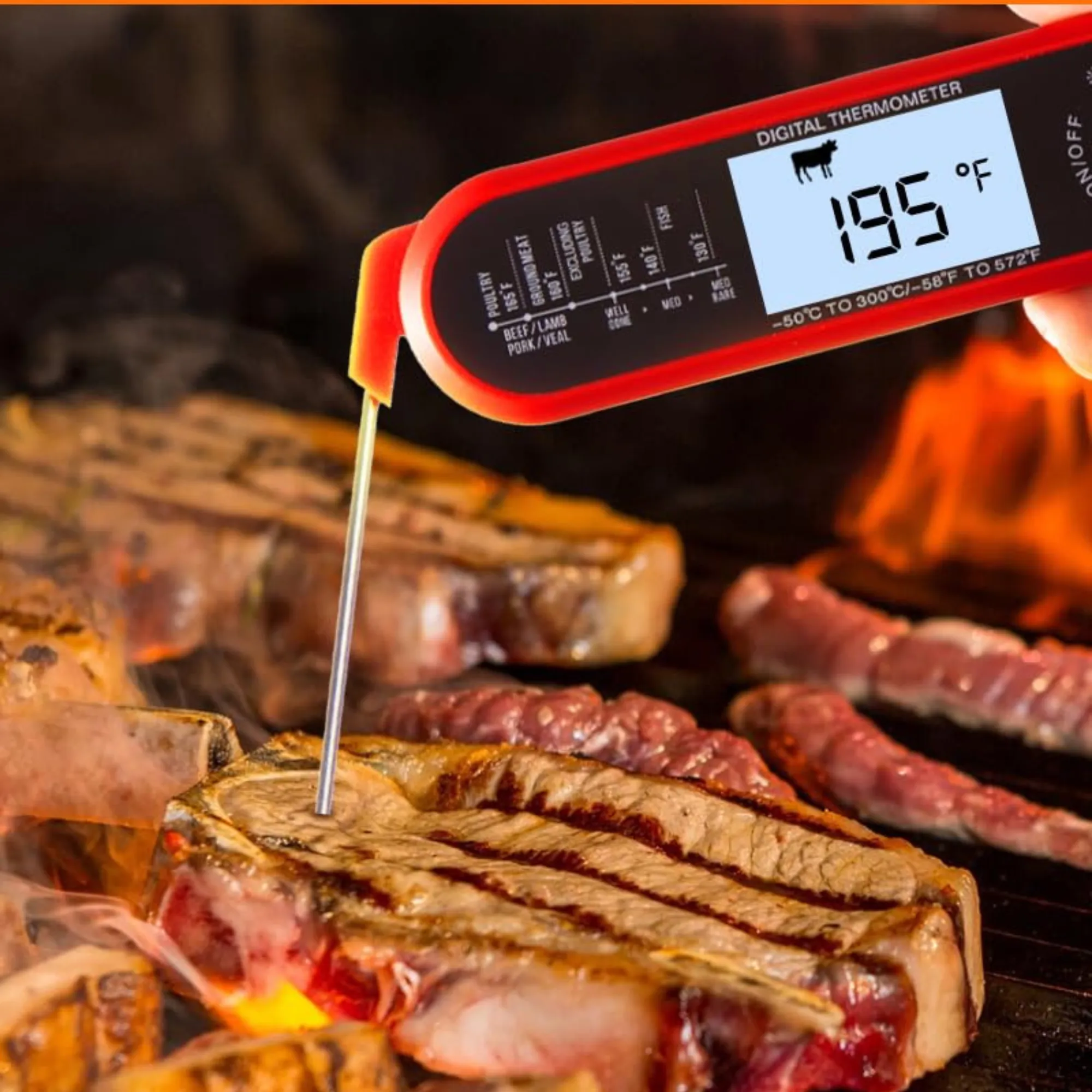 Anti-scorching Barbecue Precision Thermometer Free Shipping 4