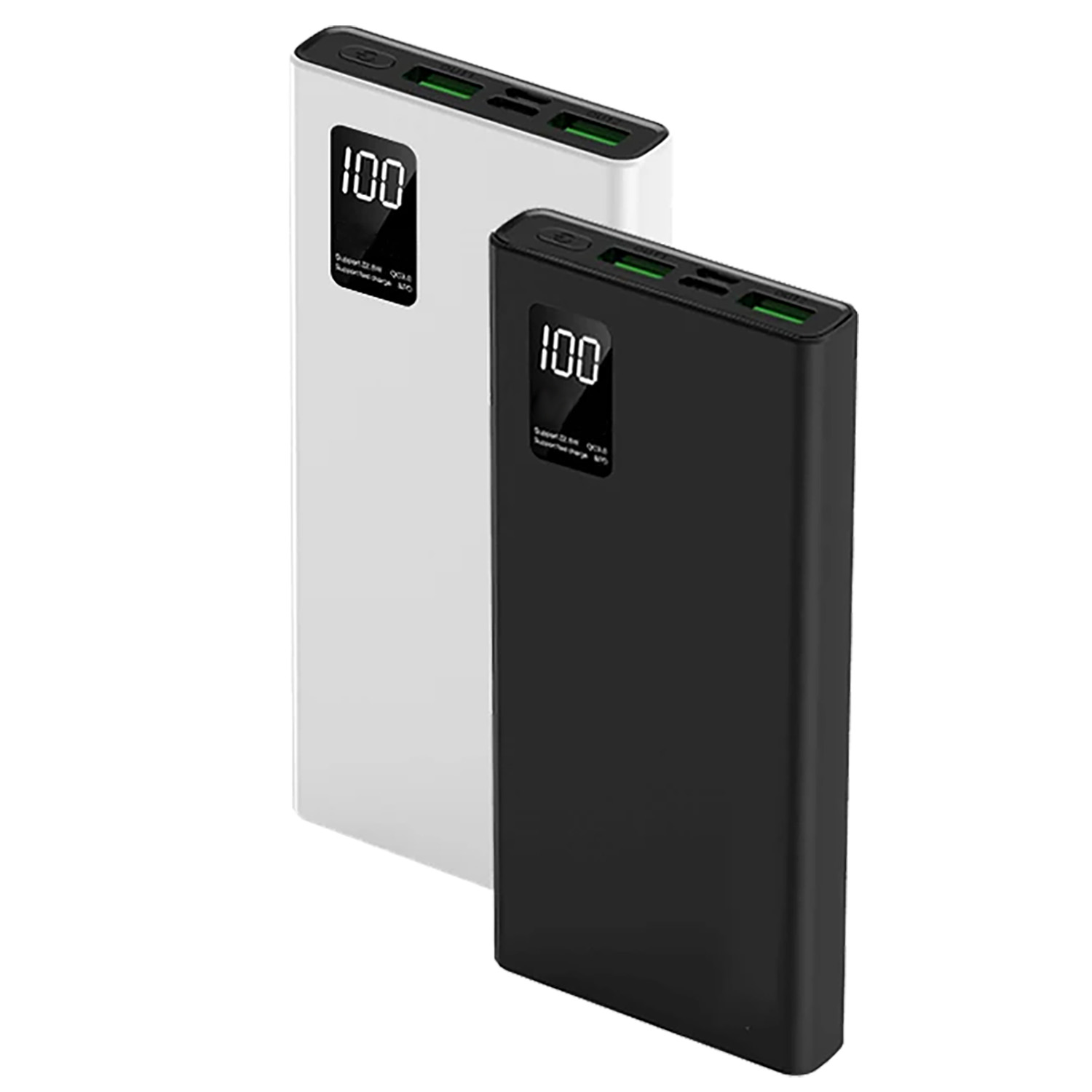 10,000 mAh Plastic Dual Port Fast Charging Power Bank 2