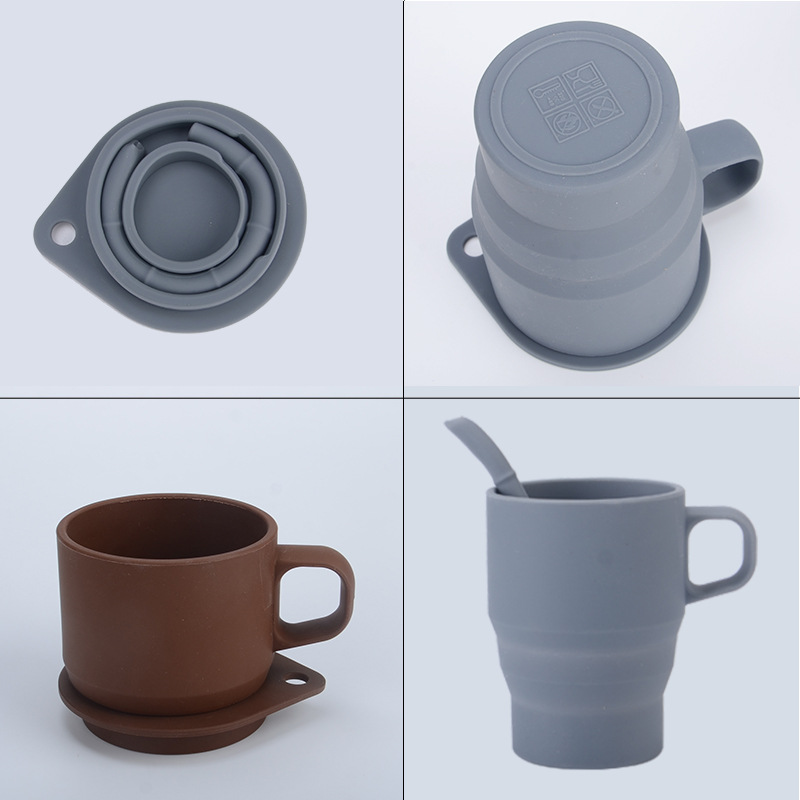 12 OZ Collapsible Silicone Mug W/ Straw 4
