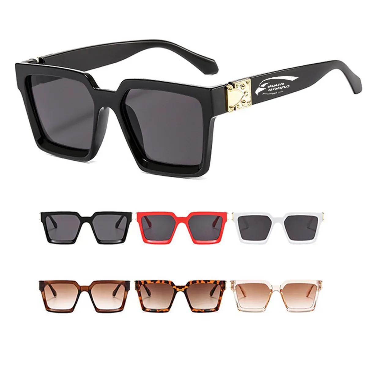 Chic Style W/ Fashion Square Sunglasses 3