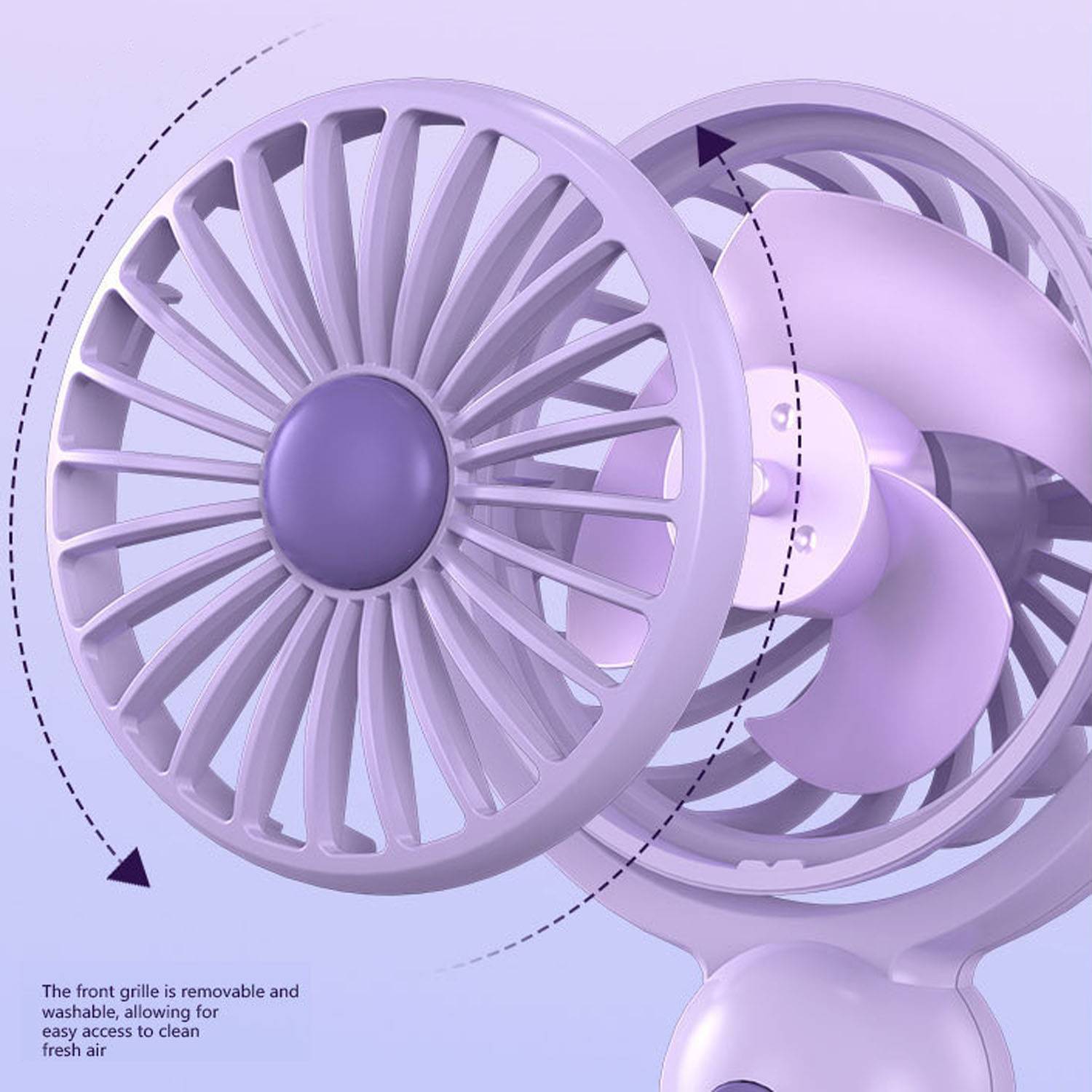 Adjustable Lightweight Rechargeable Portable Handheld Fan 8