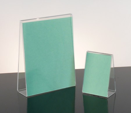 Acrylic Double Sided Frame Holds 5 x 7 Insert