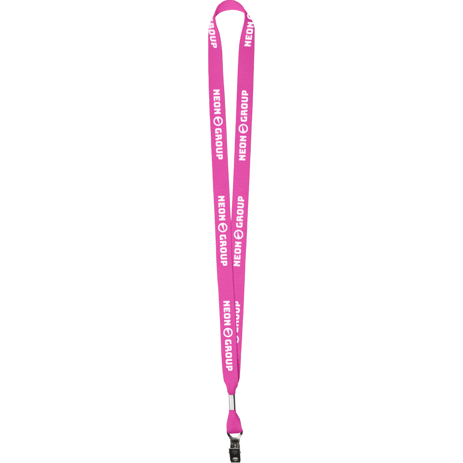5/8" Neon Polyester Web Lanyard 5