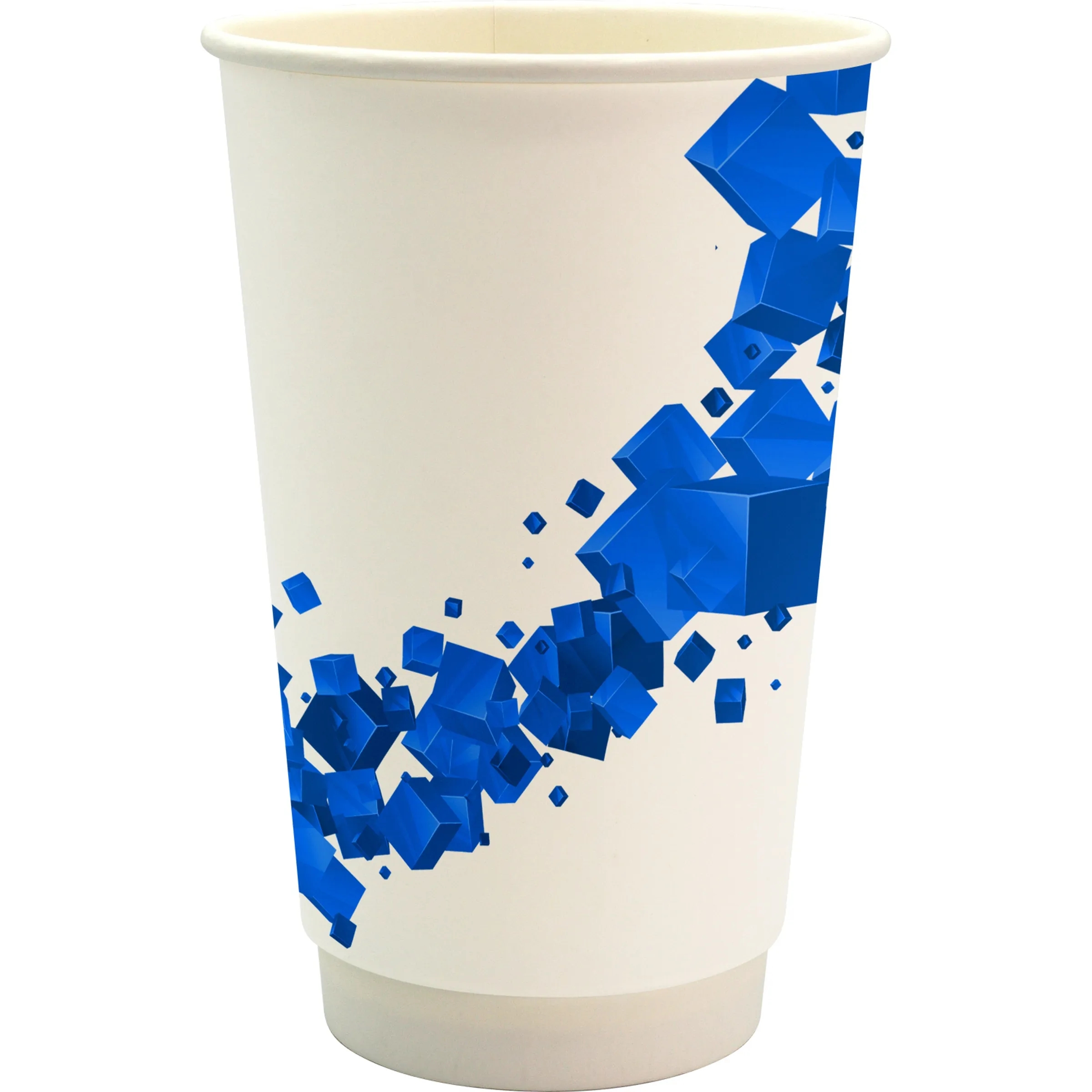 16 oz. Full Color Floating Cube Paper Cup 3