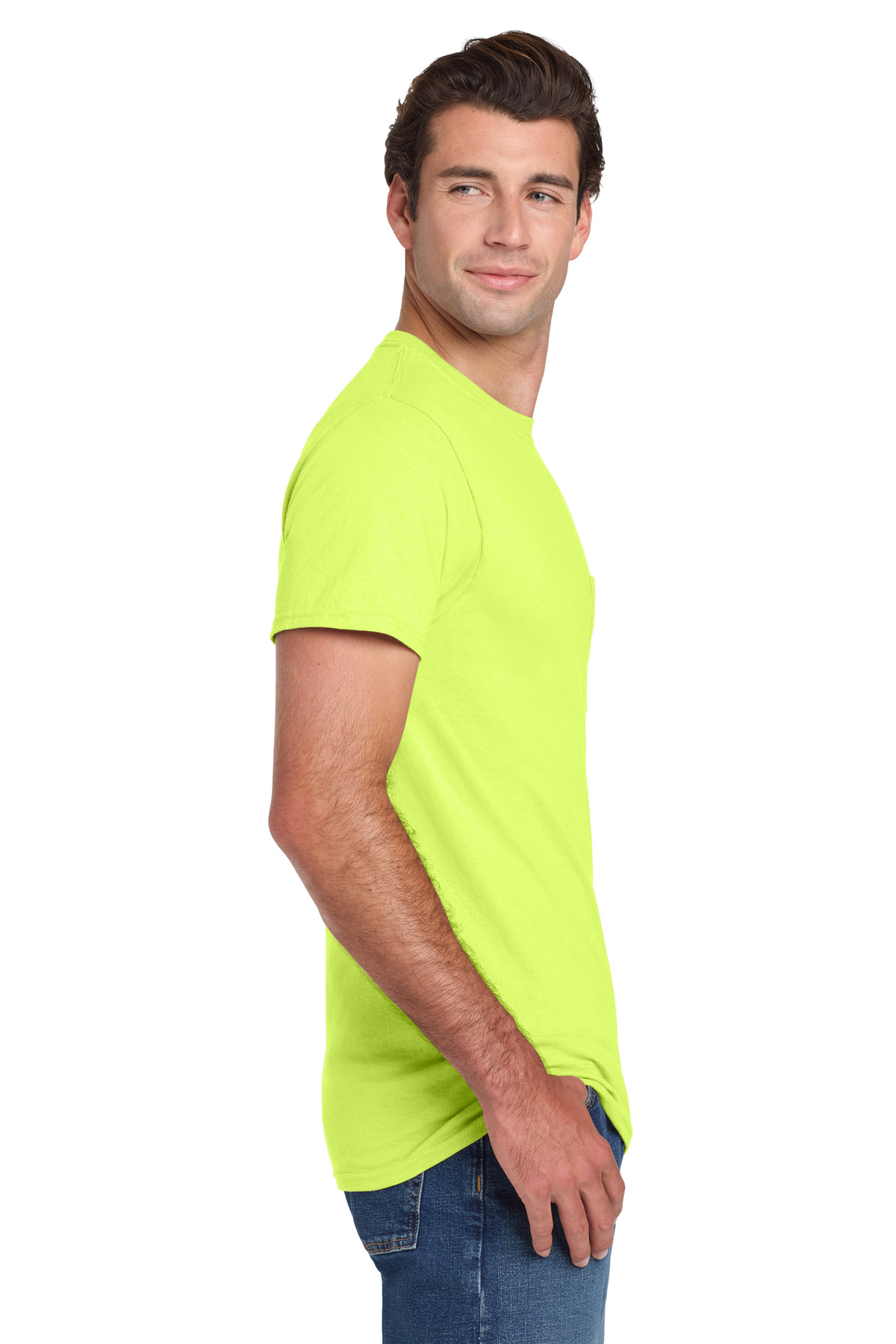 Jerzees - Dri-Power 50/50 Cotton/Poly Pocket T-Shirt. 29MP 35
