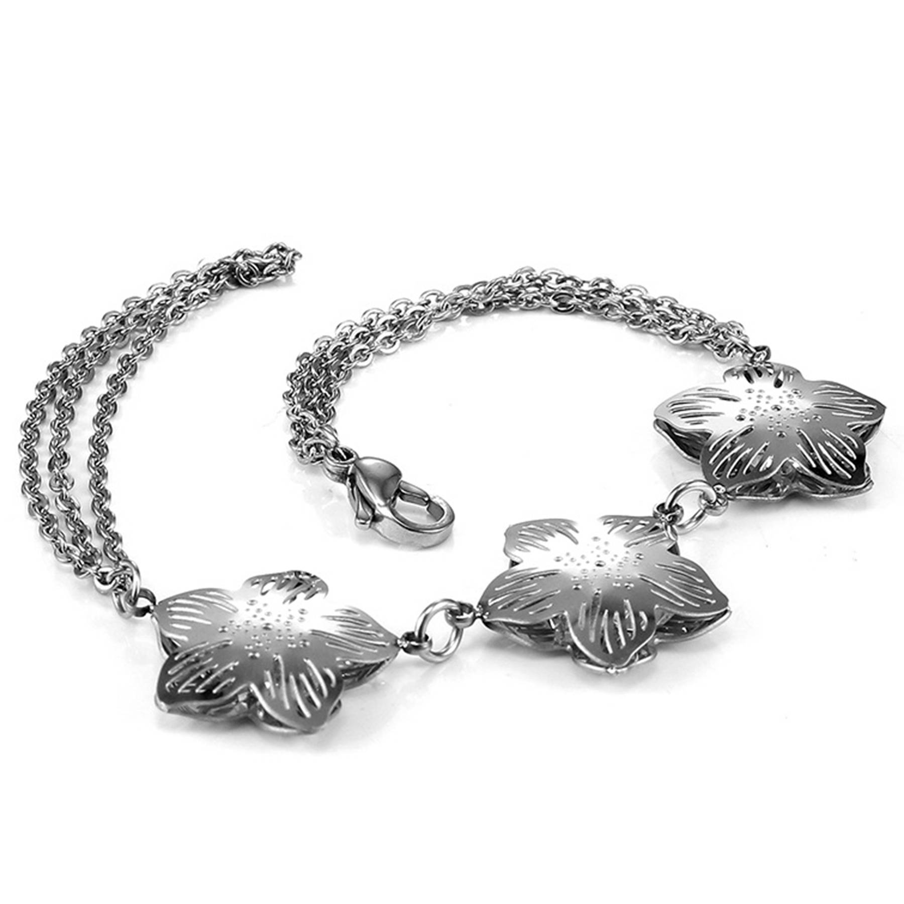 Alloy Snowflake titanium bracelet 3