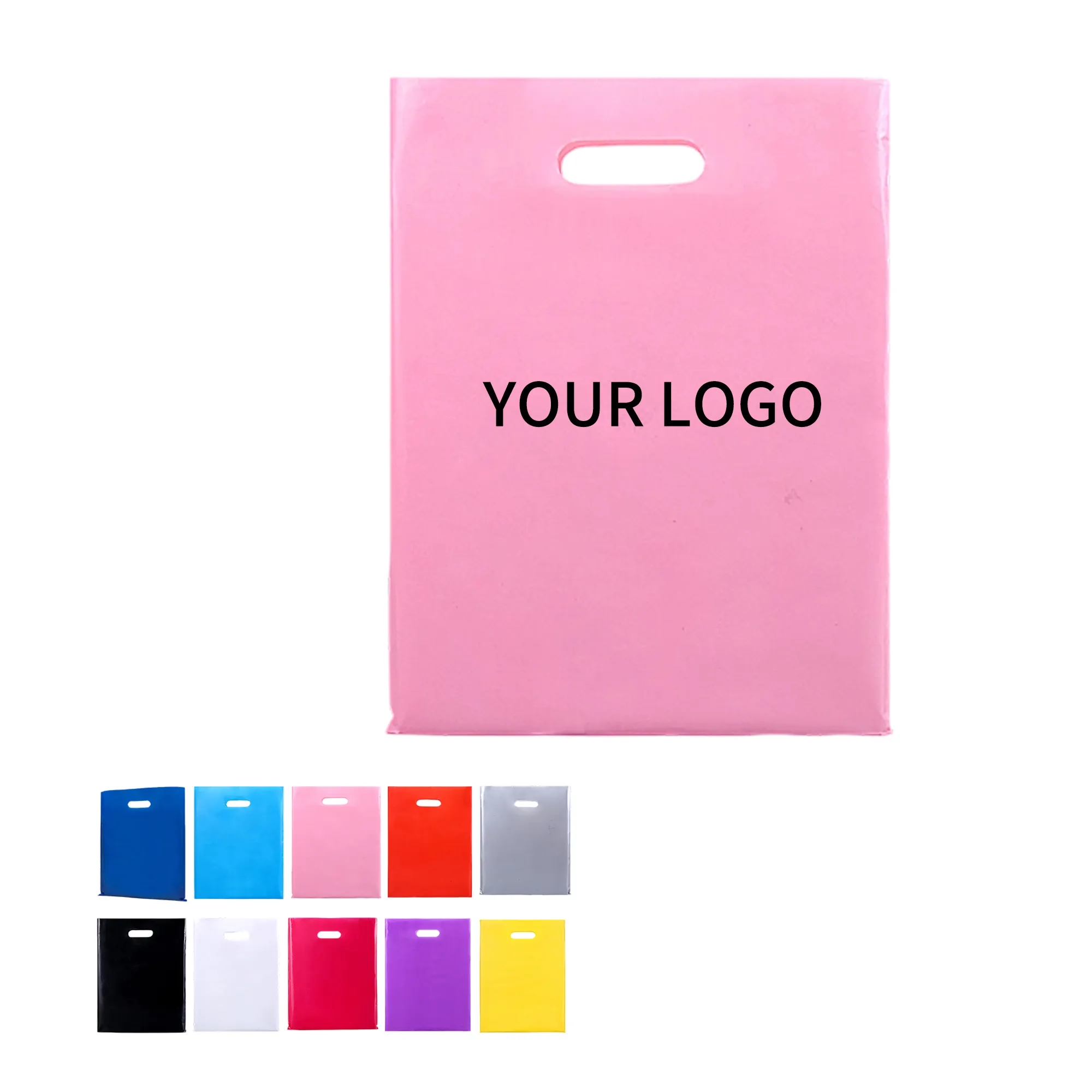 Polyethylene Shopping Bag Die Cut Handle 1