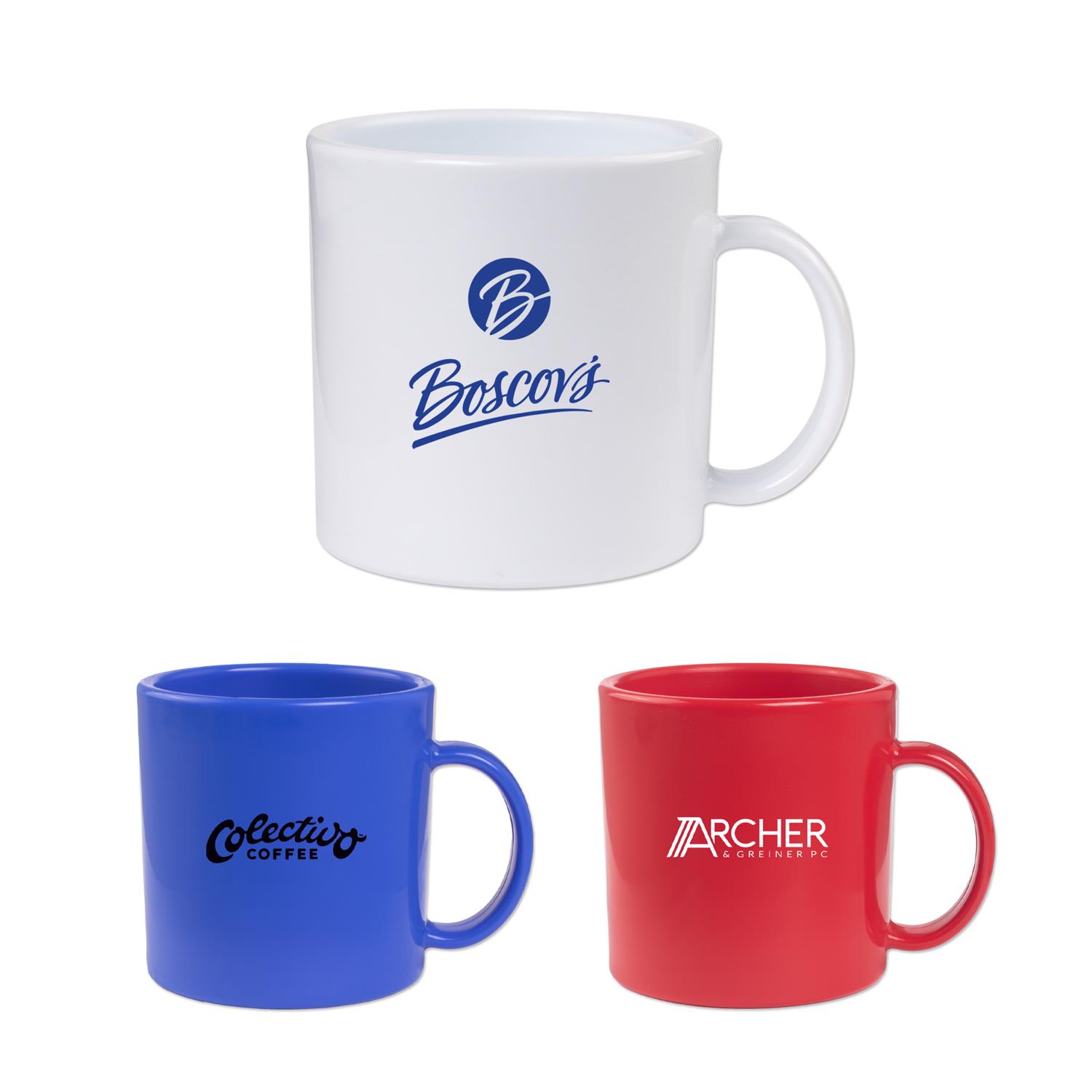 11 Oz. Plastic Mugs