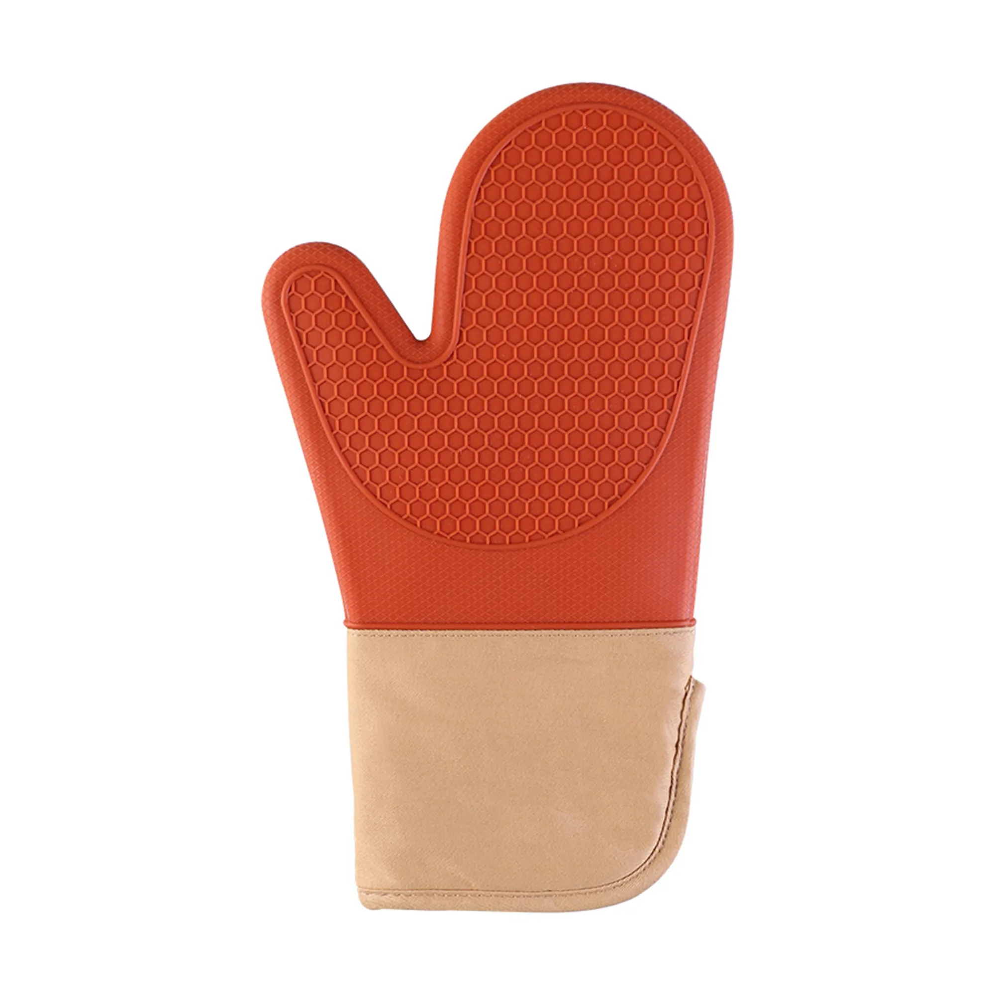 Heat And Slip Resistant Silicone Oven Mitt 3