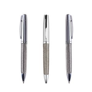 Stylish Weave Metal Twist Ballpoint Pen 10