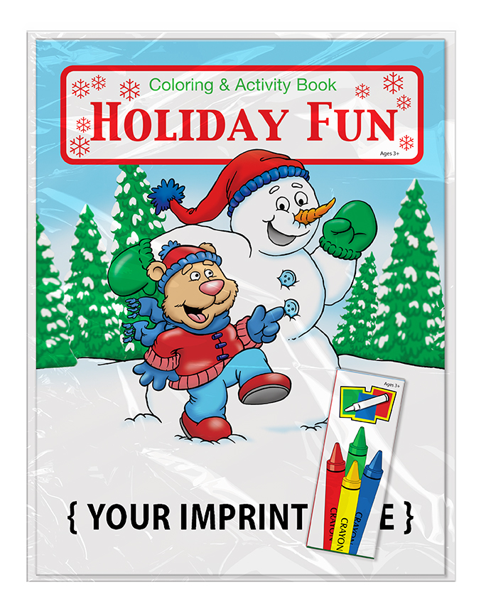 COLORING SET - Holiday Fun Coloring Book Fun Pack 2