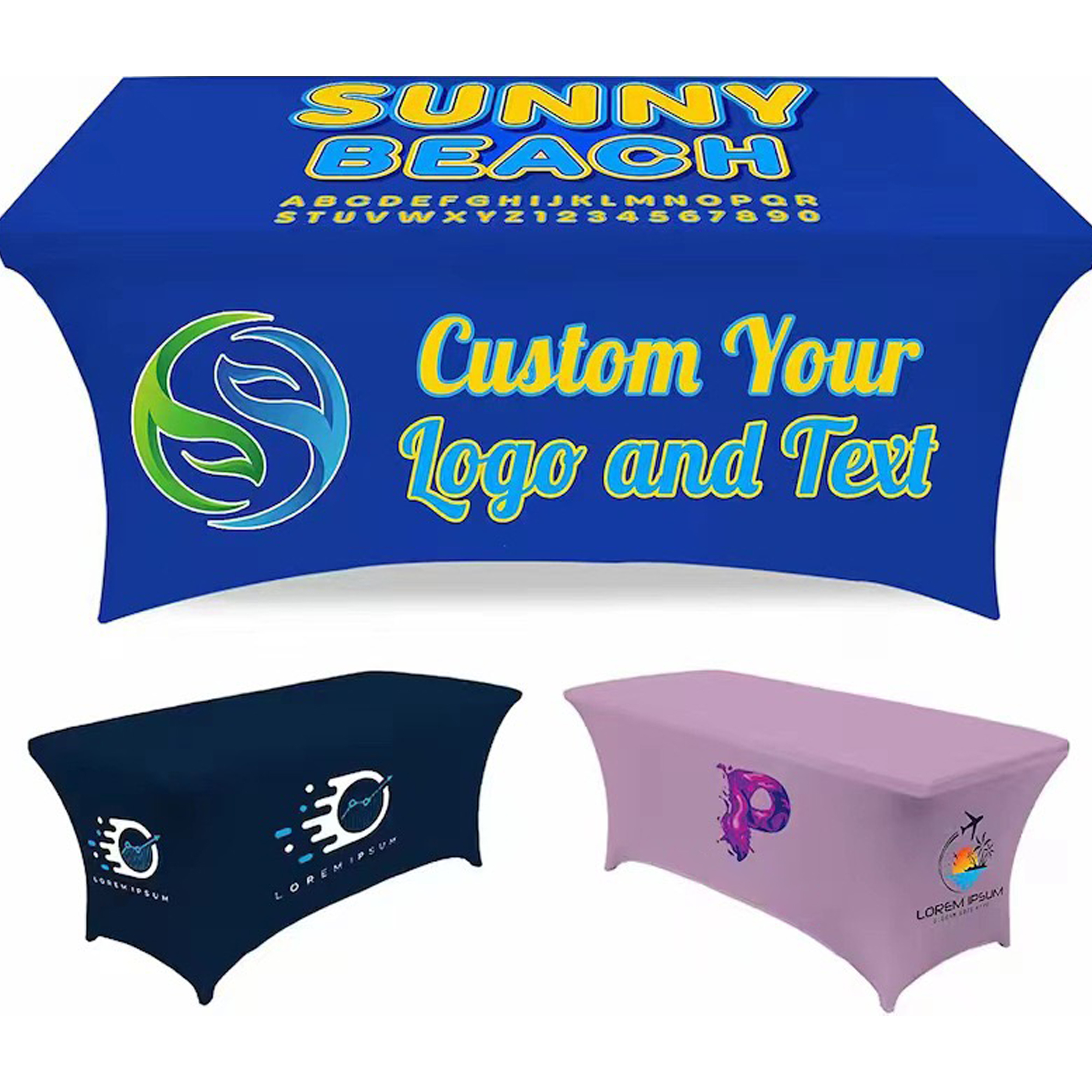 6 FT Universal Rectangular Fitted Tablecloth 1