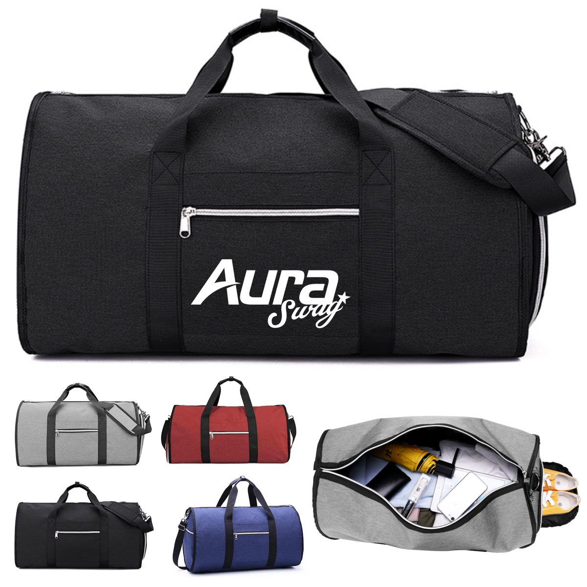 35LTravel Business Gym Duffel Bag with Carry Handles 6
