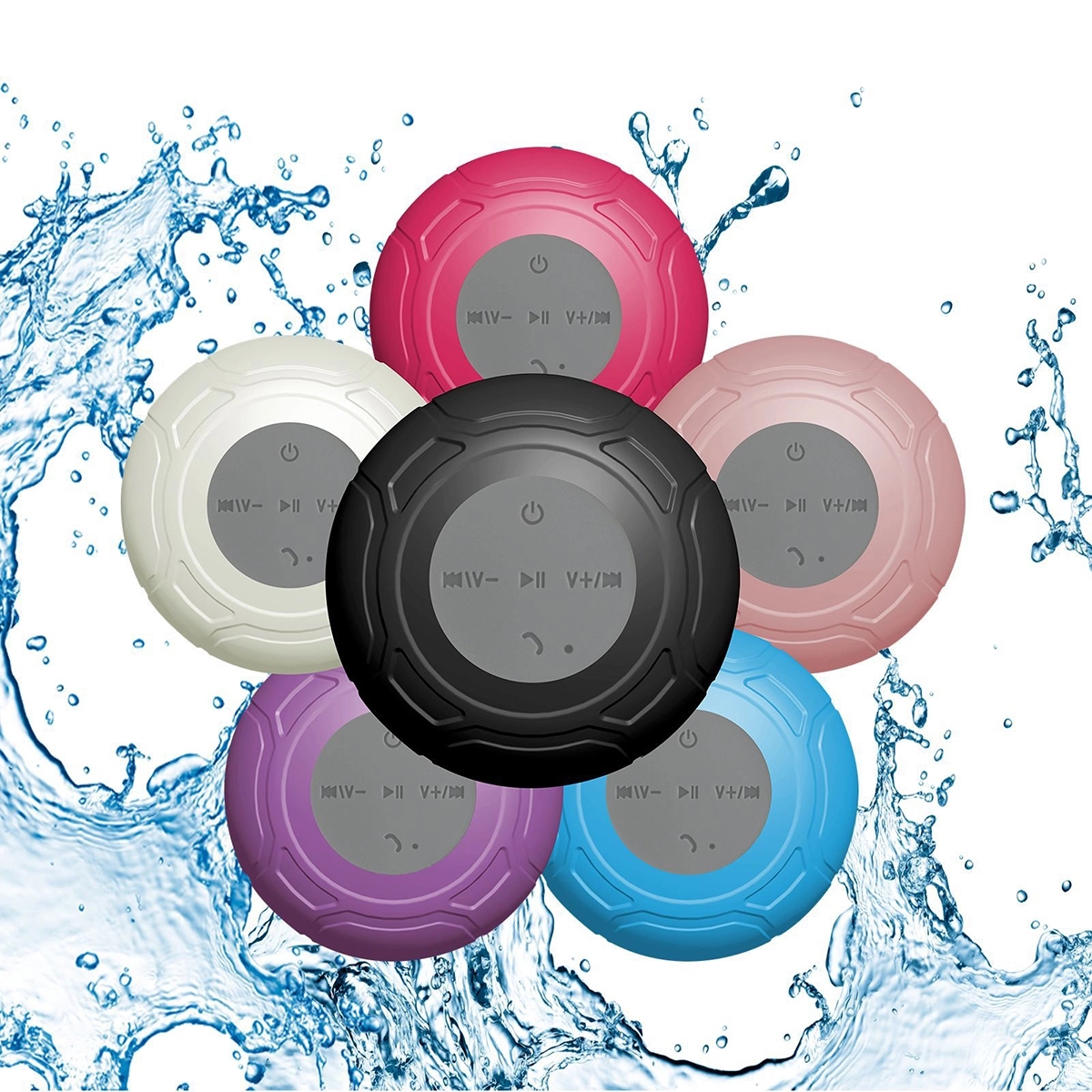 Waterproof Bluetooth Shower Speaker 12