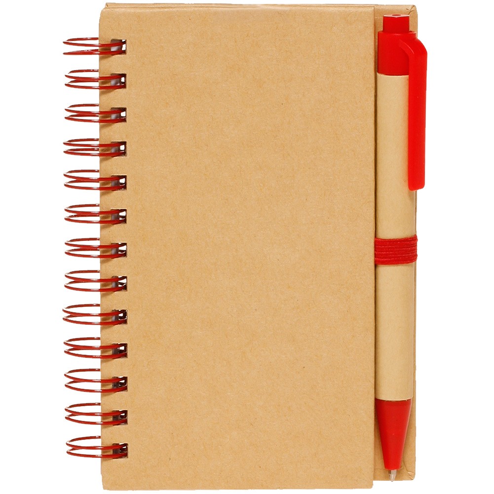 Recycled Spiral Notebook W/ Pen 6