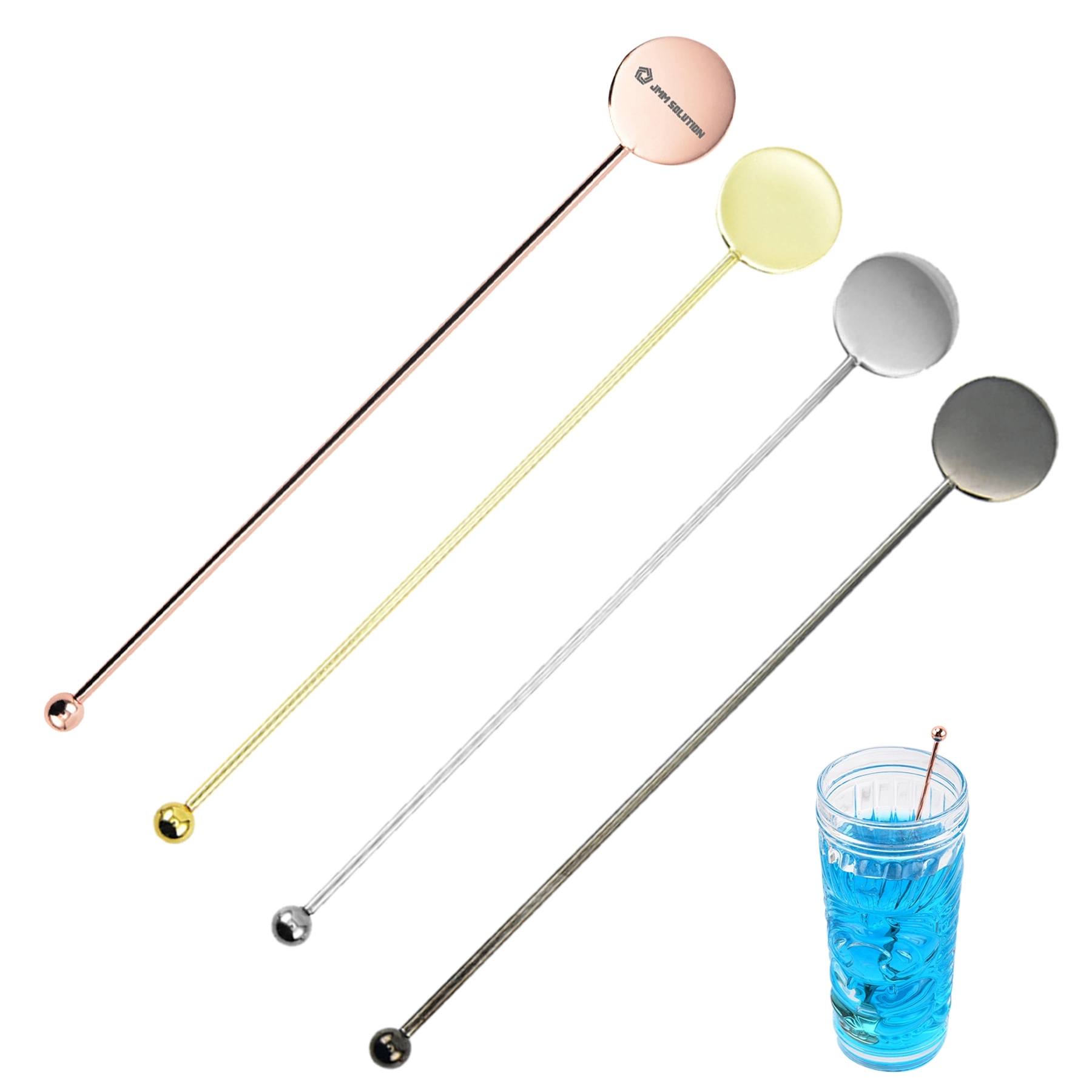 Stainless Steel Coffee Beverage Cocktail Stirrers Stir 2
