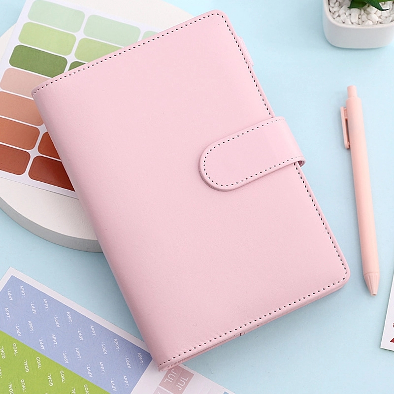 PU Leather A6 Budget Planner Binder Notebook 10