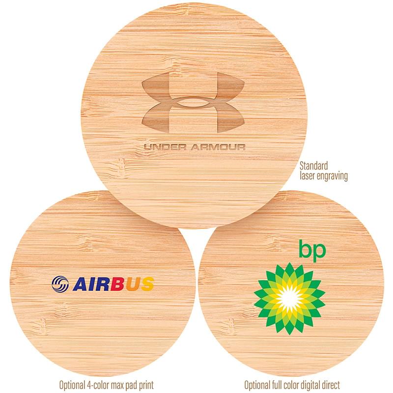 The Temora 15W Bamboo Wireless Charging Pad 3